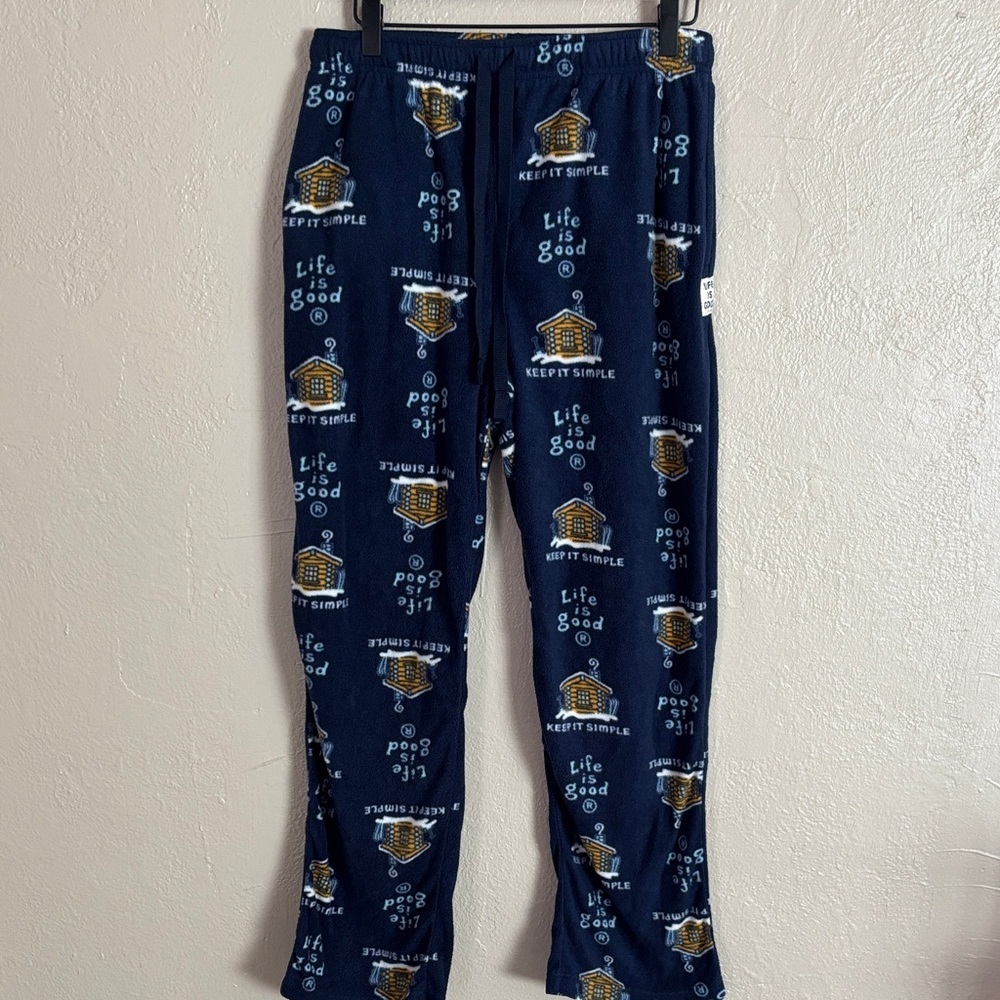 Cuddl Duds Cozy Fleece Pajama Pants Medium with Pockets